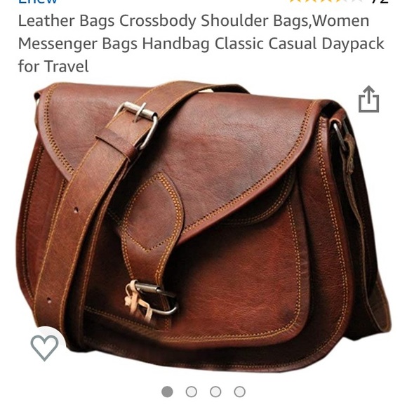 Enew Handbags - Leather Crossbody Bag